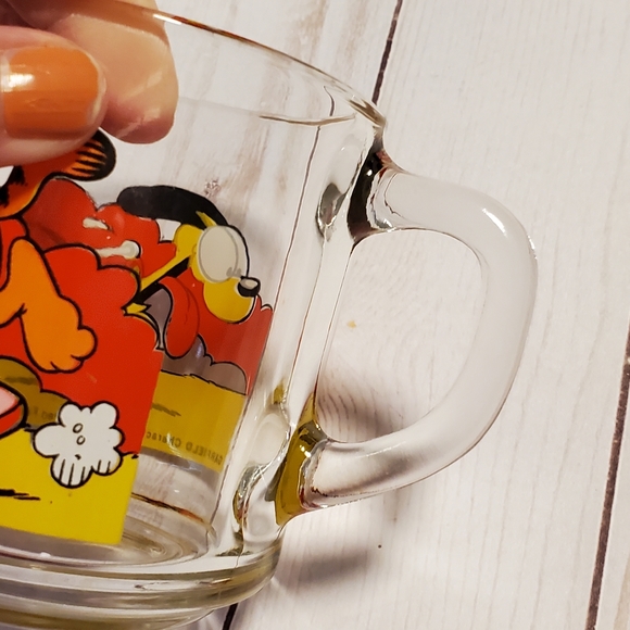 Vintage 1978 McDonald's Garfield and Odie Glass Mug - Picture 7 of 13
